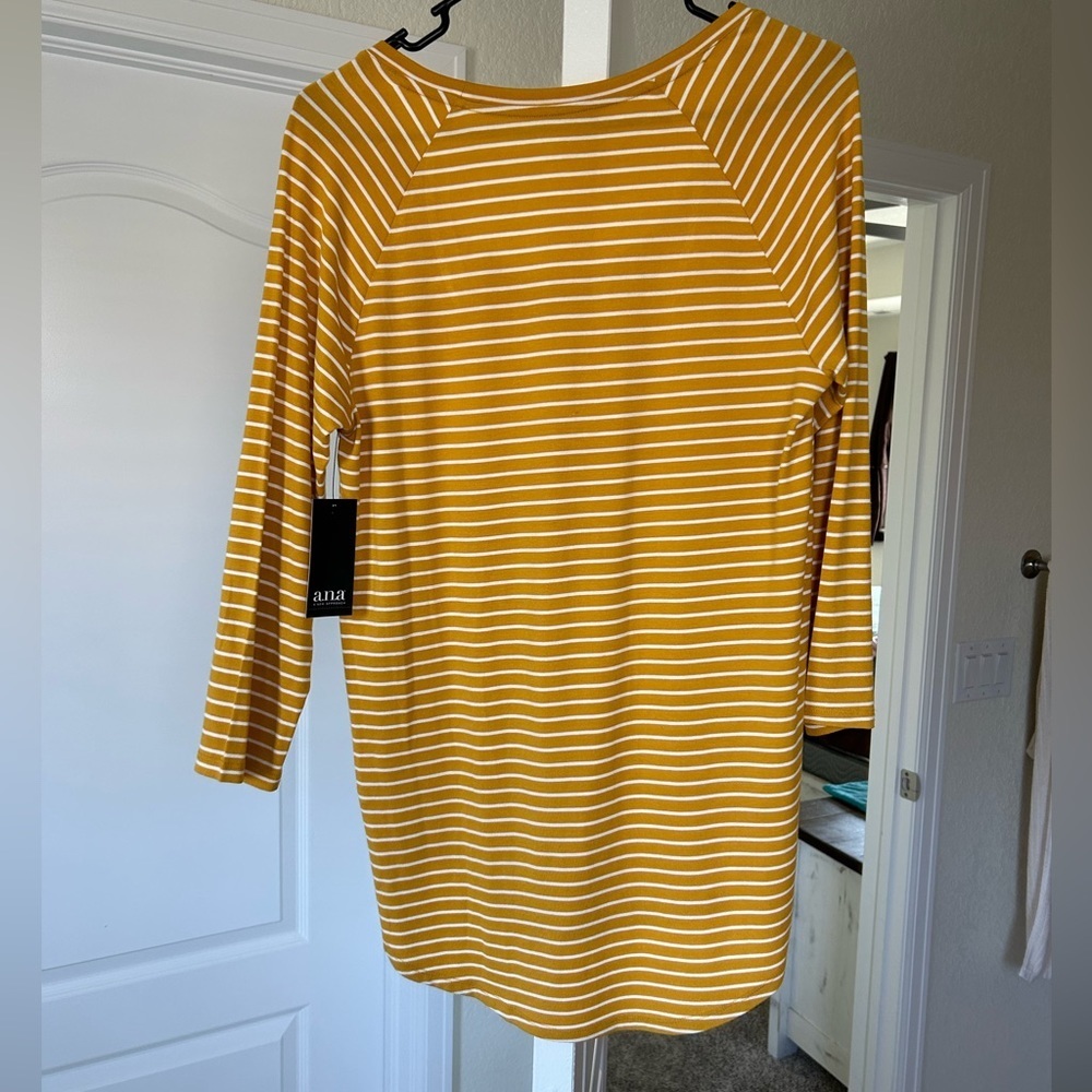 NWT A.N.A Women’s Striped Blouse - Picture 2 of 6